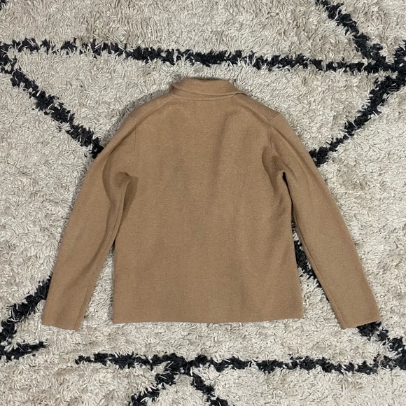 J.Crew 365 Sophia Camel Color Merino Wool Sweater Blazer - Picture 8 of 10